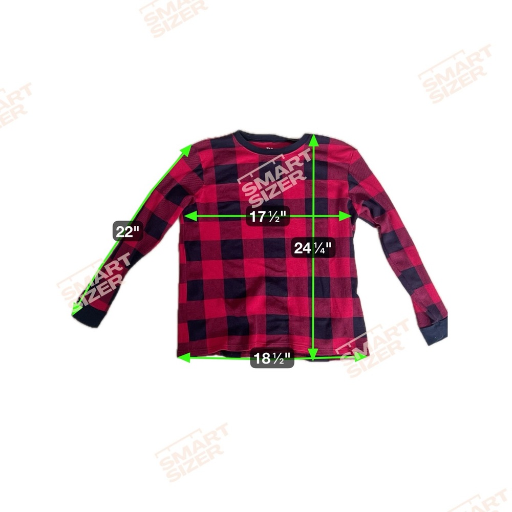 The Children's Place Adult Red and Black Buffalo Check Holiday Christmas Pajamas - Picture 7 of 10